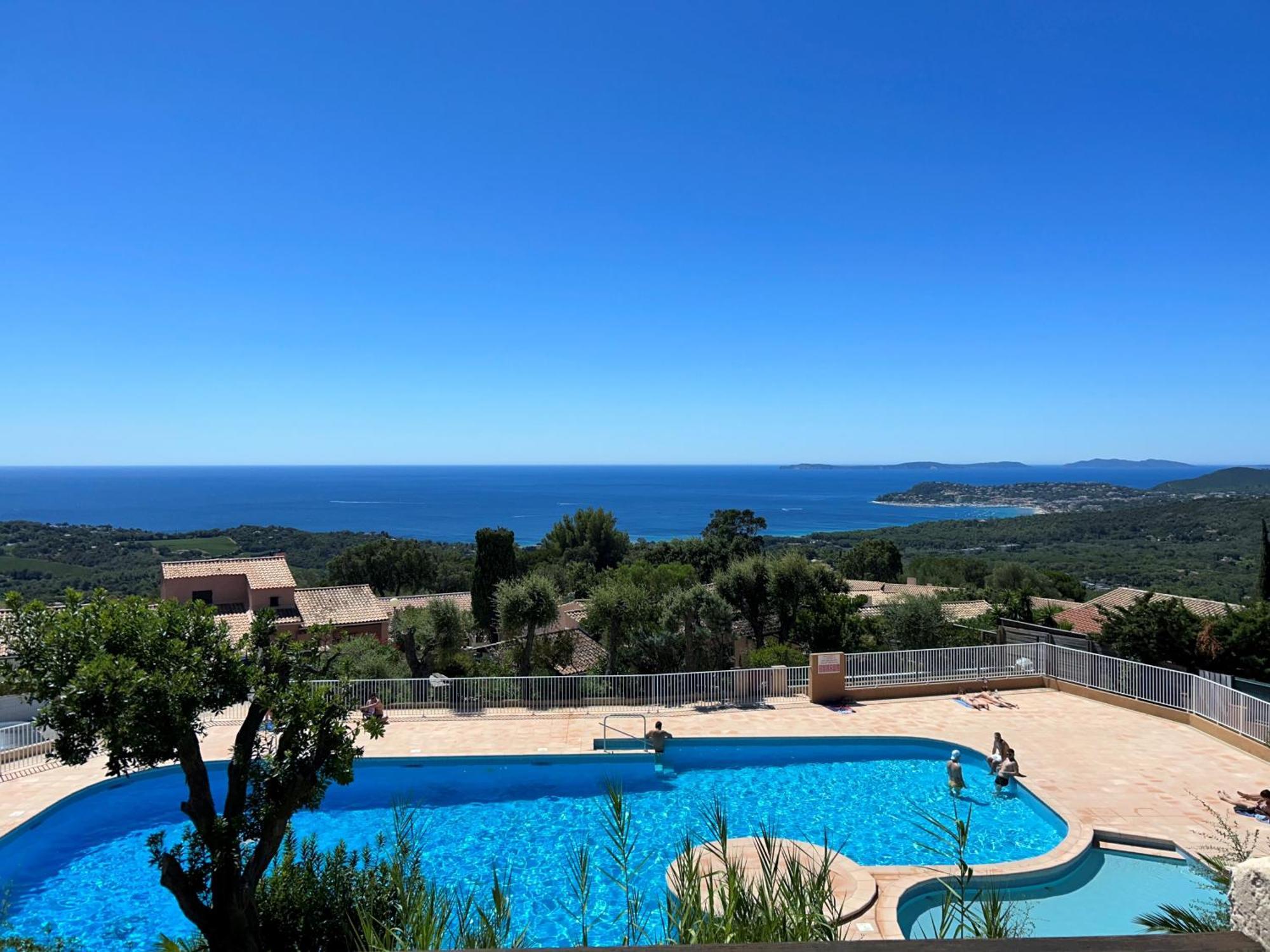 Studio Pool House Vue Mer Panoramique Amazing Sea View Wifi Linge Linen Inclut Aircondition La Croix-Valmer Eksteriør bilde